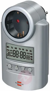 Brennenstuhl Listwa zasilająca Wochenzeitschaltuhr Primera-Line DT (1507500) - Programatory czasowe - miniaturka - grafika 2