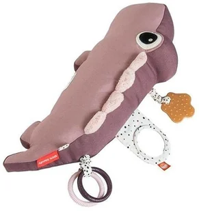 Done By Deer Poduszka Croco Z Zabawkami Powder - Poduszki do karmienia - miniaturka - grafika 3