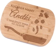 Deski do krojenia - Murrano Bambusowa Deska do Krojenia z Grawerem Najlepszy Smak DSK-BMB1-002 - miniaturka - grafika 1