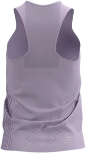 Compressport Koszulka biegowa damska PERFORMANCE SINGLET fioletowa - Bielizna sportowa damska - miniaturka - grafika 5
