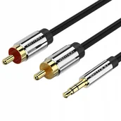 Kable - Vention Vention BCFBF Kabel Audio 3.5mm męski -> 2RCA Męski 1m BCFBF - miniaturka - grafika 1