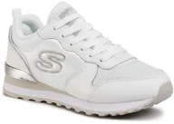 Sneakersy damskie - SKECHERS Sneakersy Goldn Gurl 111/WSL Biały - miniaturka - grafika 1