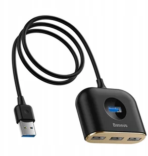 Baseus HUB USB Baseus Baseus Square round 4 w 1 USB HUB 1m CAHUB-AY01 - Huby USB - miniaturka - grafika 14