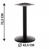 Inne meble biurowe - Stema SH Podstawa stolika SH-4003-1/B, (stelaż stolika), kolor czarny SH-4003-1/B - miniaturka - grafika 1