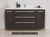 Szafki łazienkowe - Gante Szafka wisząca z umywalką 140/39/C3 seria FOKUS Sz FKS-S-U140/39/C3 - miniaturka - grafika 1