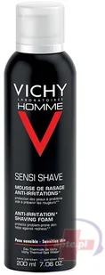 Vichy Homme Oczyszczająca pianka do golenia skóry wrażliwej 200ml - Kosmetyki do golenia Vichy Homme Oczyszczająca pianka do golenia skóry wrażliwej 200ml - Kosmetyki do golenia - miniaturka - grafika 1