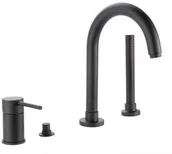 Baterie wannowe i prysznicowe - Emmevi Piper czarny mat 45120NO - miniaturka - grafika 1