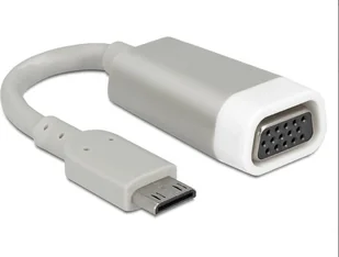 Delock Przejściówka HDMI VGA 65471 [1x Złącze męskie mini HDMI - 1x Złącze żeń - Adaptery i przejściówki - miniaturka - grafika 2
