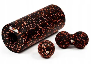 SMJ sport Zestaw EPP do masażu: roller + piłka + podwójna piłka SMJ sport YG025 - Akcesoria do masażu - miniaturka - grafika 2