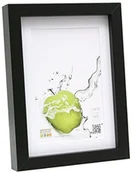 Ramki na zdjęcia - Deknudt Basic Frame drewniana ramka na zdjęcia z passe-partout, różne rozmiary do wyboru w przedziale od 13x18 cm do 40x60 cm, czarny, 15 x 20 cm S40AK2-P1-15.0X20.0 - miniaturka - grafika 1