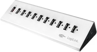 LogiLink Hub biurkowy 10xUSB 2.0 z zasilaczem (UA0226) - Huby USB - miniaturka - grafika 2