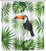 Zasłony prysznicowe - Wenko Zasłona prysznicowa TUCAN poliestrowa 23832100 - miniaturka - grafika 1