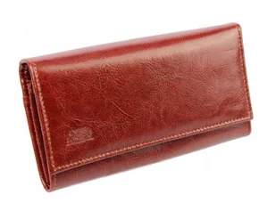 Elkor (PL) Portfel Damski (PL) Długi Klamra Skóra Naturalna EL16 - Portfele - miniaturka - grafika 3