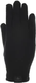 Rękawiczki sportowe damskie - QUECHUA Rękawiczki turystyczne MH100 dla dzieci polarowe czarne unisex  3608439543746 - miniaturka - grafika 1