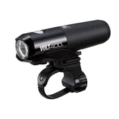 Lampki rowerowe - Cateye Lampka Volt 400 HL-EL461RC czarny / Wersja zestawu: podstawowy - miniaturka - grafika 1