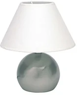 Lampy stojące - Brilliant Tarifa lampa stołowa z dotykowym ściemniaczem, 1 X E14 maksymalnie 40 W, tekstyliów, żelazo/biały metalowym 62447/05 62447/05 - miniaturka - grafika 1