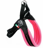 Szelki dla psów - Treponti Tre Ponti RR200 Easy Fit Soft uprząż dla psa z zapięciem na Click  regulowany, różowy neonowy RR201A - miniaturka - grafika 1