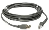 Akcesoria do kas i terminali - Zebra Kabel USB prosty do czytników Zebra (4.6 m) CBA-U10-S15ZAR - miniaturka - grafika 1