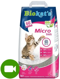 Biokat's Biokat's Micro Fresh żwirek dla kota - 14 l - Żwirek dla kotów Biokat's Biokat's Micro Fresh żwirek dla kota - 14 l - Żwirek dla kotów - miniaturka - grafika 2