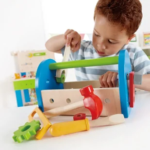 HaPe Skrzynia na narzędzia Fix-It Tool Box, E3001 Edugro - Akcesoria dla lalek - miniaturka - grafika 3