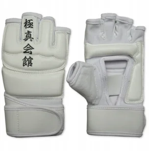 Rękawice karate Kyokushin napięstniki białe roz.L - Ochraniacze do sportów walki - miniaturka - grafika 2