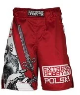 Extreme Hobby Spodenki Grappling dziecięce, POLISH EAGLE, czerwony, rozmiar 140 - Kimona, stroje i obuwie - miniaturka - grafika 2
