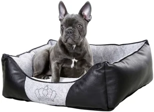 Kerbl Legowisko dla psa Chiara, 55x45 cm, szare i czarne, 80361 - Legowiska dla psów - miniaturka - grafika 3