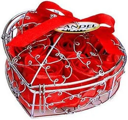 Mydlane Róże w koszyczku romantyczny prezent Mydło - Mydła - miniaturka - grafika 6