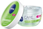 Kremy do twarzy - Nivea Care Żelowy Krem do twarzy 24h nawilżenia - Ogórek+Kwas hialuronowy 100ml 124039 - miniaturka - grafika 1