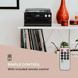 Auna Oakland DAB Czarny - Wieże - miniaturka - grafika 2