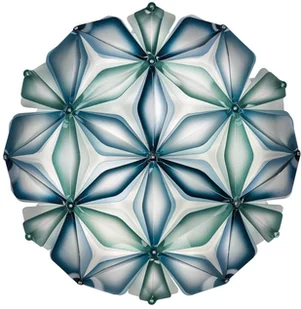 Slamp La Vie M lampa sufitowa 47 cm, niebieska - Lampy sufitowe - miniaturka - grafika 3