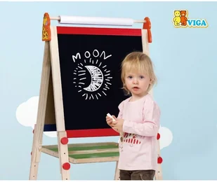 Viga Tablica do rysowania Klocki magnetyczne Viga dwustronna duża 50952 6934510509521 - Tablice dla dzieci - miniaturka - grafika 6