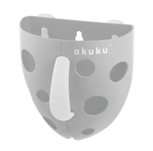 Akuku AL-BiS pojemnik na zabawki kąpielowe A0346 szary - Zabawki do kąpieli - miniaturka - grafika 2