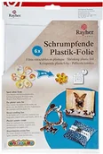 Pozostałe akcesoria dla plastyków - Rayher Hobby Rayher hobby 89595701, kurczliwa, plastikowa folia, 26,2 x 20,2 cm, 6 sztuk w woreczku z polistyrenu SB (wysokoudarowego), kolor szronu. 89595701 - miniaturka - grafika 1
