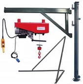 Wciągarki - Vidaxl 081 08172266 elektryczna linowa budowlana Minor P-300 + Podpory + Wysoki maszt + Ramie robocze udźwig 300 kg) 72266-uniw - miniaturka - grafika 1