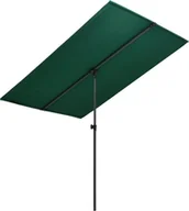 Parasole ogrodowe - vidaXL Parasol ogrodowy na słupku aluminiowym 180x130 cm zielony 47328 - miniaturka - grafika 1