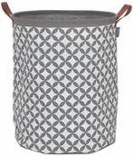 Pudła i pojemniki do przechowywania - Sealskin Kosz na pranie Diamonds, szary 60 L, 362302012 Coram - miniaturka - grafika 1