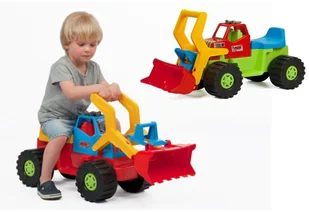 Samochód koparka jeździk duże koła regulacja łopat - Jeździki dla dzieci - miniaturka - grafika 2
