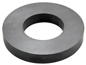 Magnesy - first4magnets Magnes Expert 102 mm średnicy zewnętrznej x 51 mm ID x 15 mm grubości Y30BH pierścień ferrytowy magnes - 9 kg pociągnięcie FR1025115-1 - miniaturka - grafika 1