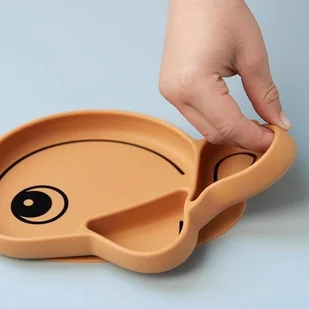 Done By Deer Talerzyk z Przyssawką Wally M blueocean-35474-0 - Miseczki i talerzyki dla dzieci - miniaturka - grafika 3