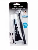 Woreczki na psie odchody - Petosan Dwugłowicowa Szczoteczka+pasta M 7-15kg - miniaturka - grafika 1