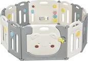 Łóżeczka i kojce - Costway Składany kojec dla dzieci z bramką bezpieczeństwa BB5477 - miniaturka - grafika 1