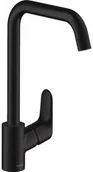 Baterie kuchenne - Hansgrohe Focus Bateria kuchenna czarny mat 31820670 - miniaturka - grafika 1