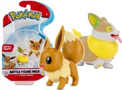 Figurki dla dzieci - POKEMON Pokemon Figurka Yamper i Eevee Battle 0000045037 - miniaturka - grafika 1