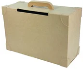 Nożyce kuchenne - Decopatch z masy papierniczej Box walizka na wesele, brązowy EV002O - miniaturka - grafika 1