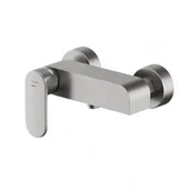 Baterie wannowe i prysznicowe - CERSANIT CERSANI S951-324 BATERIA NATRYSKOWA ŚCIENNA CREA 1 UCHW NIKIEL - miniaturka - grafika 1