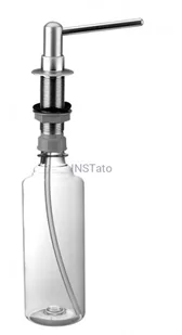 McAlpine DOZOWNIK PŁYNÓW (mosiądz) kolor STAL SZCZOTKOWANA HC20-SN - Mydelniczki i dozowniki mydła McAlpine DOZOWNIK PŁYNÓW (mosiądz) kolor STAL SZCZOTKOWANA HC20-SN - Mydelniczki i dozowniki mydła - miniaturka - grafika 1