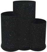 Akcesoria do sztućców - Krisberg Blok do noży Krisberg KR 7528 stojak na akcesoria kuchenne czarny KR 7528/KH1561 - miniaturka - grafika 1