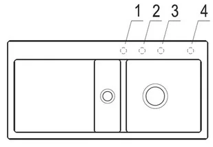 Villeroy & Boch Subway 60 Flat 67122FFU - Zlewozmywaki - miniaturka - grafika 5