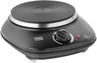 Płyty elektryczne - Teesa Kuchenka elektryczna przenośna pojedyncza czarna 1000W - miniaturka - grafika 1